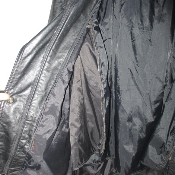 JACKET COAT LEATHER WOMEN THERMAL INSULATION M - Picture 8 of 8